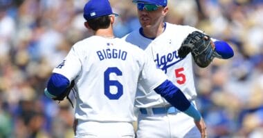 Cavan Biggio, Freddie Freeman, Dodgers win