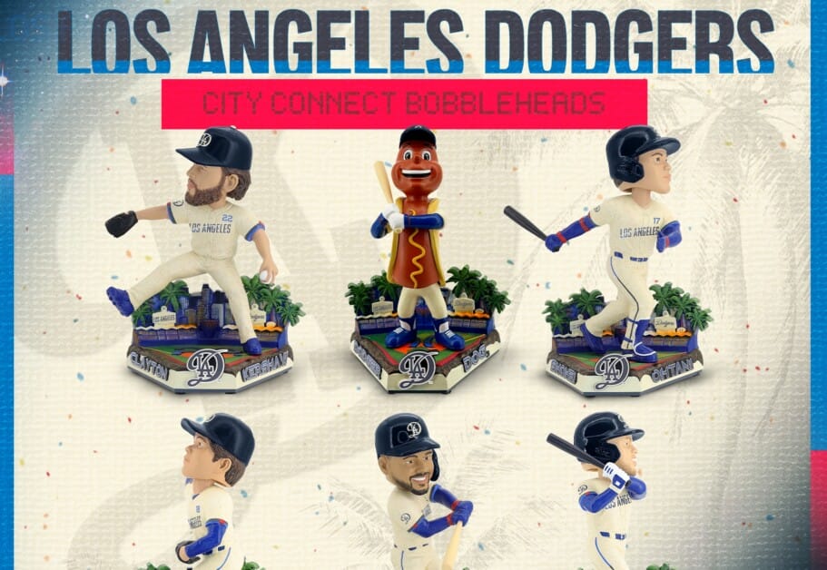 Dodgers City Connect bobbleheads, FOCO
