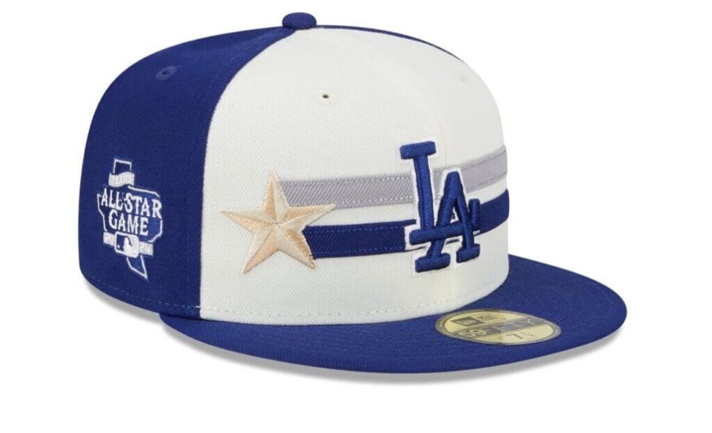 Dodgers cap, 2024 MLB All-Star Game workout day