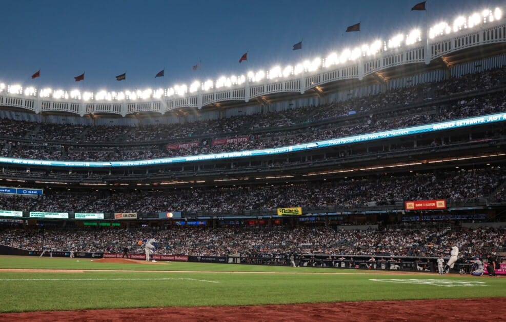 Gavin Stone, Yankee Stadium view