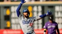 Teoscar Hernández, Dodgers celebration