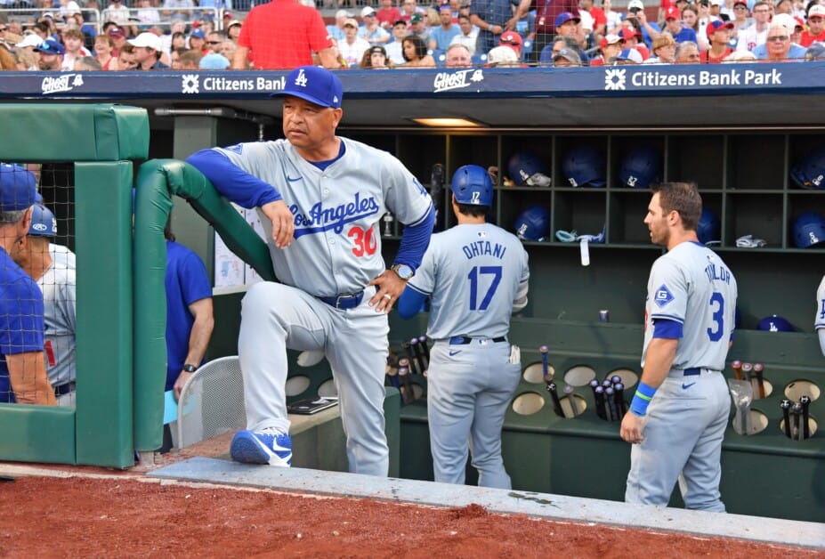 Dave Roberts, Shohei Ohtani, Chris Taylor