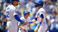 Kiké Hernández, Nick Ahmed, Dodgers bat boy