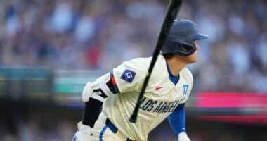 Shohei Ohtani, bat flip, Dodgers City Connect