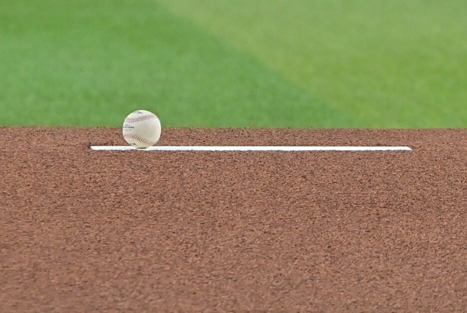 Baseball, pitcher's mound