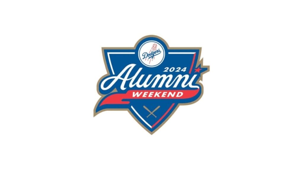 Dodgers Alumni Weekend logo 2024