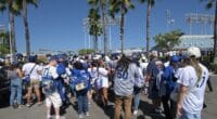 Dodgers fans, Shohei Ohtani bobblehead night