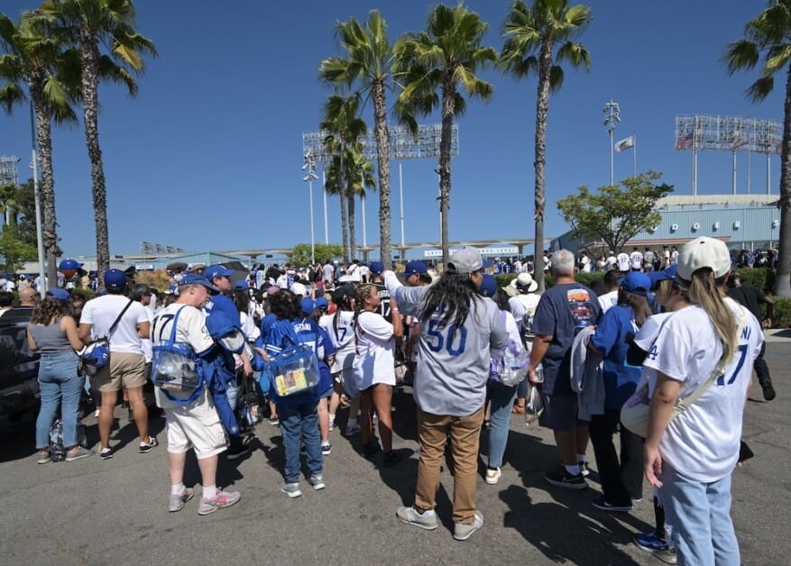 Dodgers fans, Shohei Ohtani bobblehead night