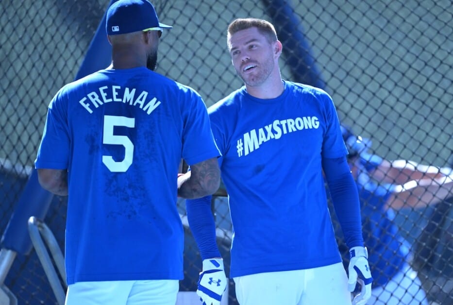 Jason Heyward, Freddie Freeman, Maximus Freeman #MaxStrong t-shirt