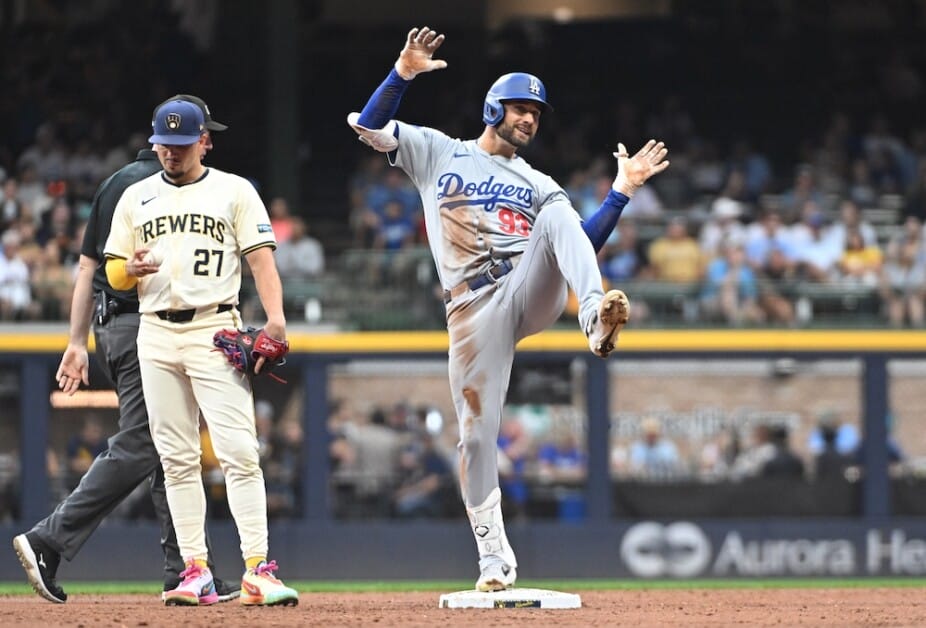 Kevin Kiermaier, Dodgers celebration