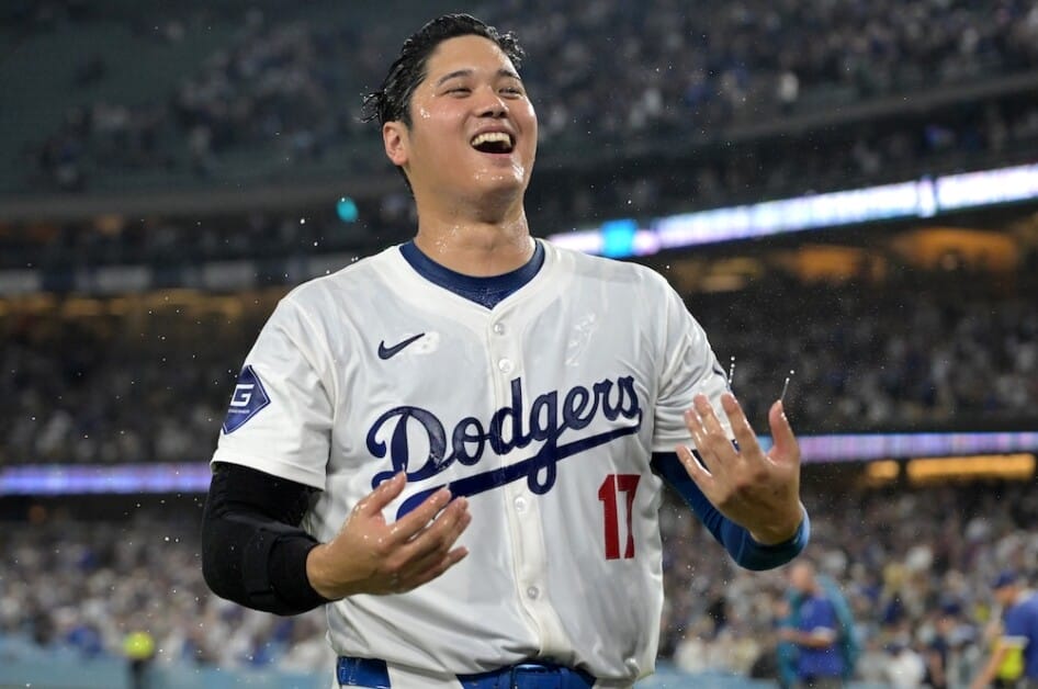 Shohei Ohtani, Dodgers walk-off win