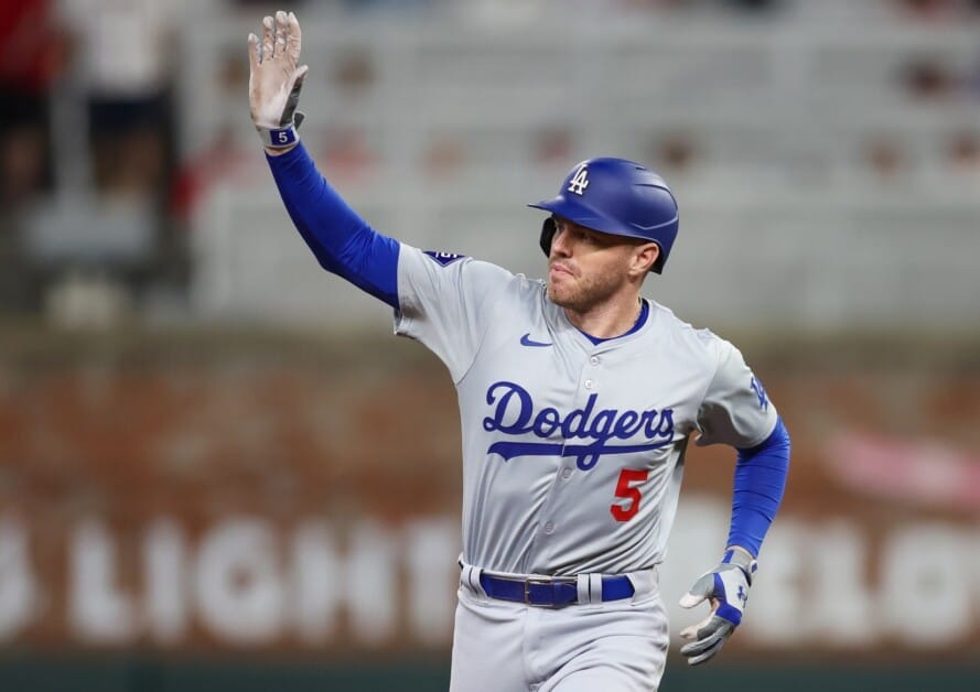 Freddie Freeman, Dodgers celebration