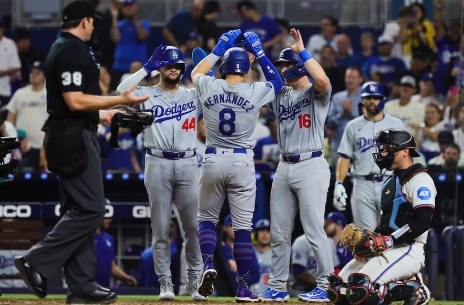 Kiké Hernández, Andy Pages, Will Smith, Chris Taylor