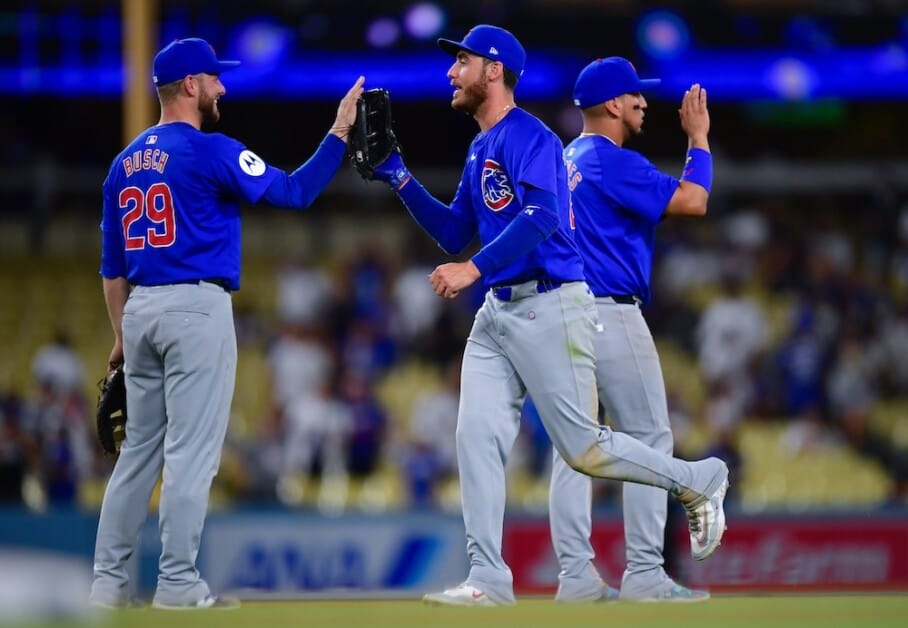 Michael Busch, Cody Bellinger, Cubs win