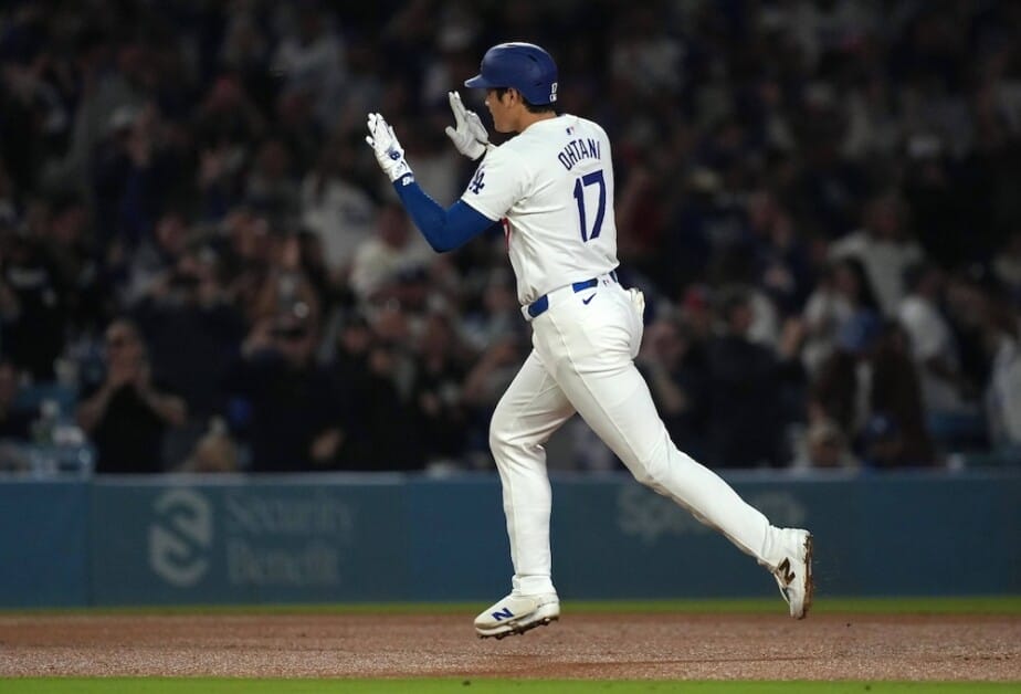 Shohei Ohtani, Dodgers celebration