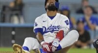 Teoscar Hernández, hit by pitch